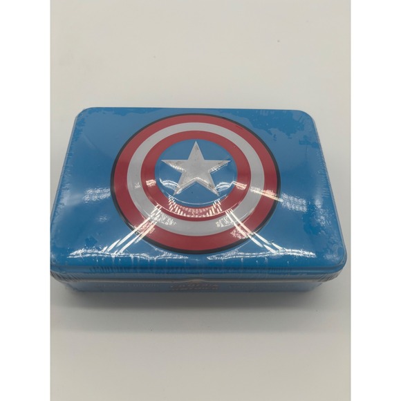 Marvel Captain America Playing Card Special Edition Keepsake Tin Set - Picture 1 of 2